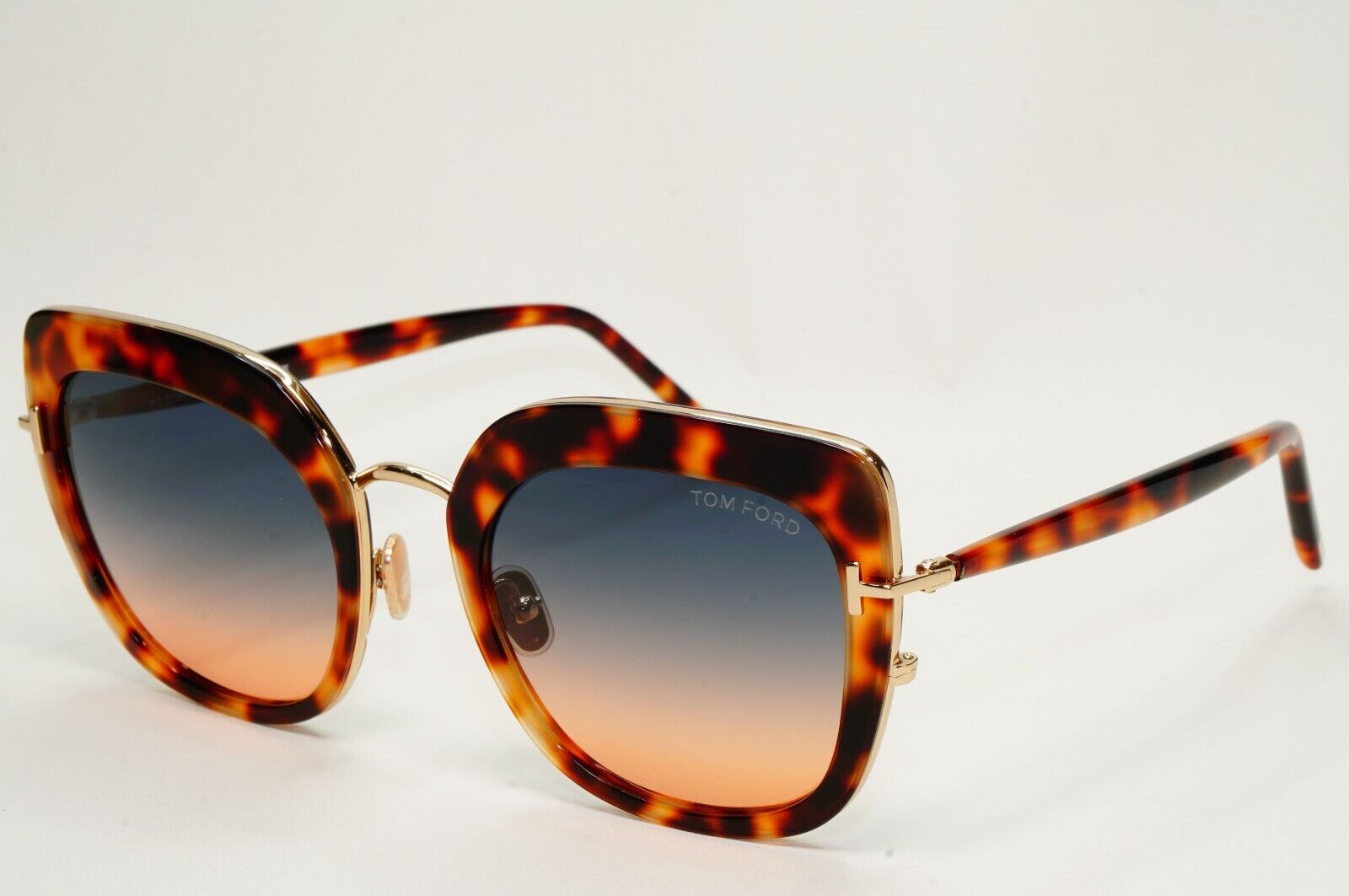 Tom Ford Sunglasses Virginia Brown Gold Havana Grey Gradient FT0945 TF 945 53P
