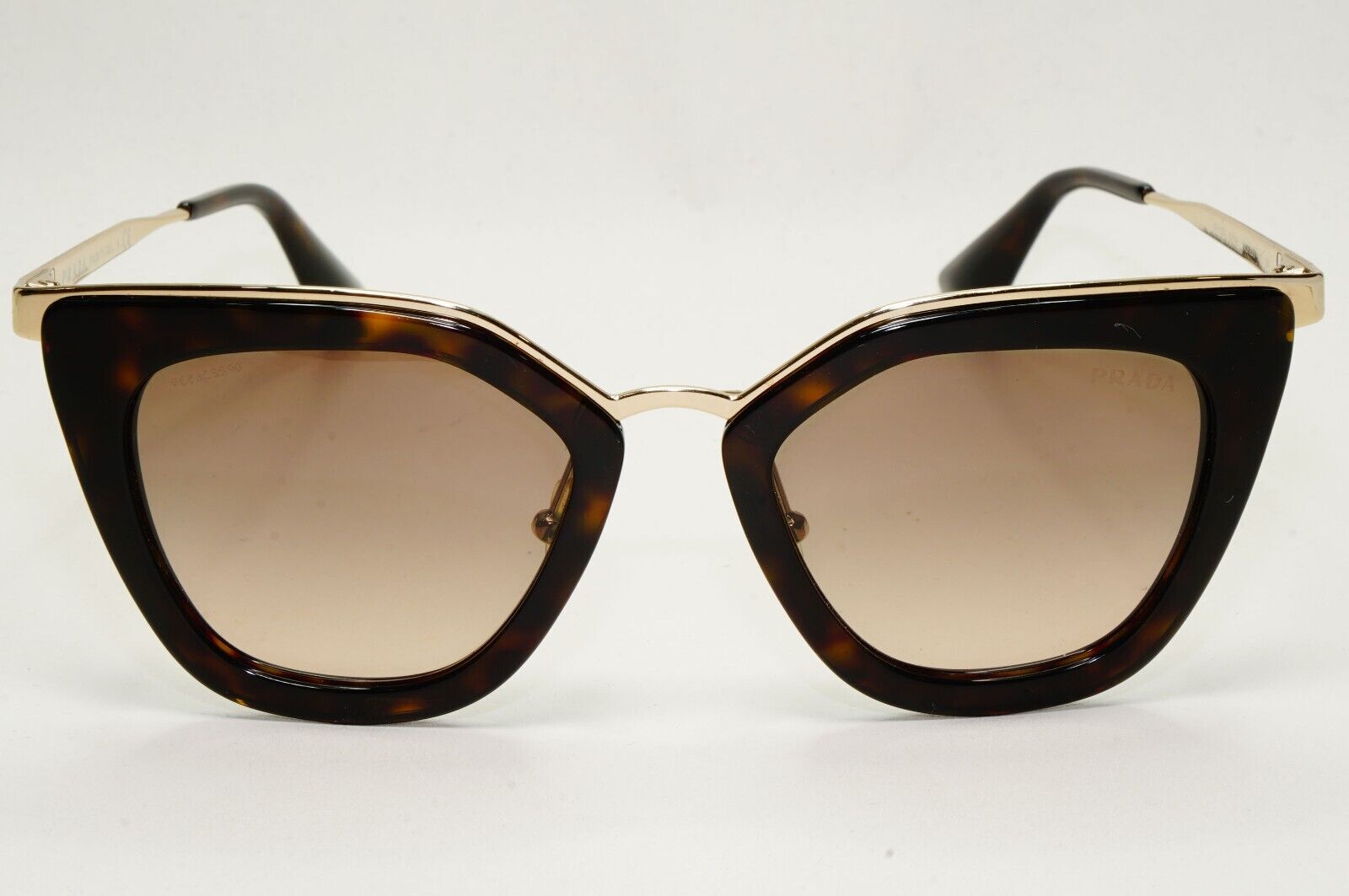 Prada Sunglasses Cinema Gold Brown Tortoise Square PR53SS SPR 53S 2AU-3D0 171024