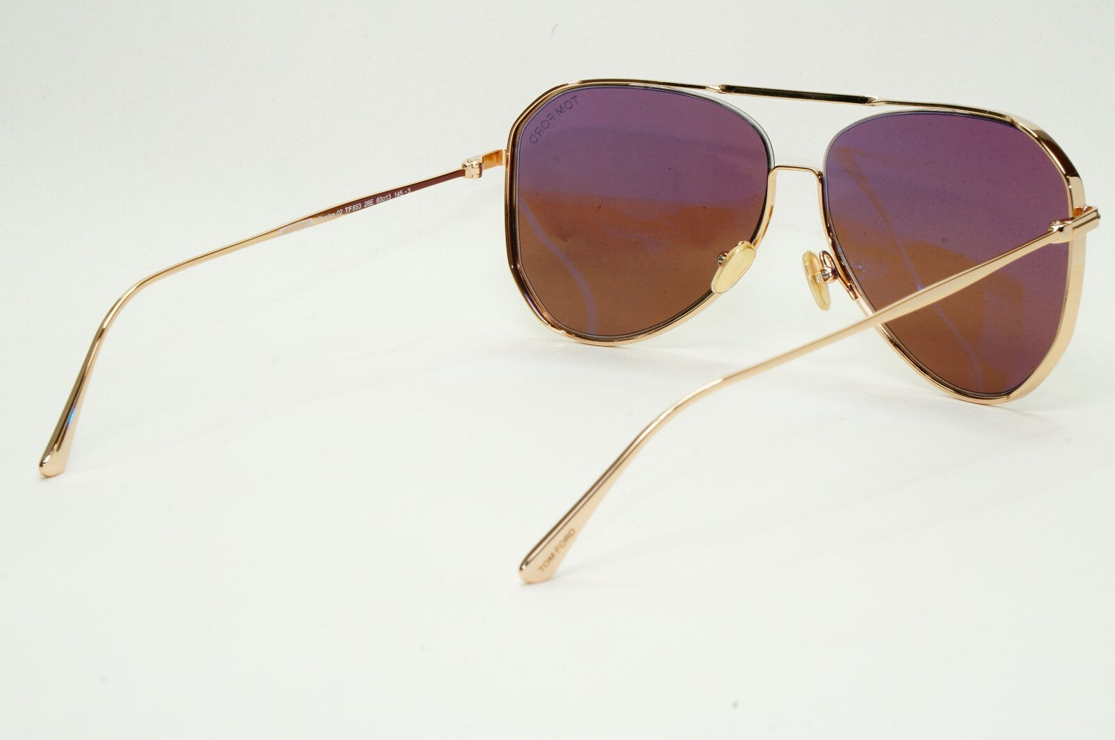 Tom Ford Sunglasses Charles-02 Gold Navigator Pilot FT0853 TF 853 28E 60mm [a]