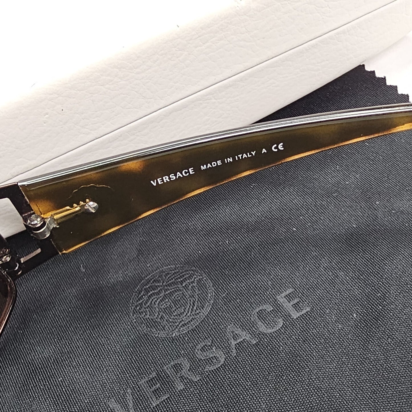 Versace Sunglasses 2004 Vintage Brown Mirror Rectangle MOD 2021 1006/6U 210124