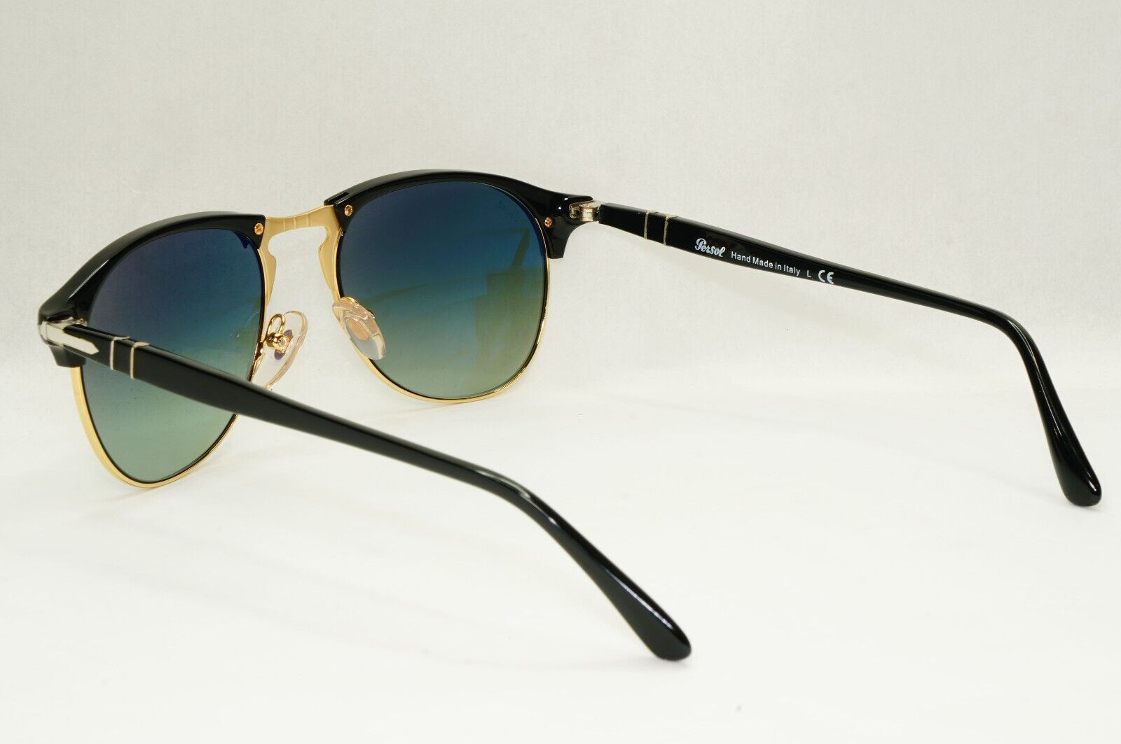 Persol Sunglasses 2015 Black Grey Gradient Pilot Vintage 8649-S 95/71 53mm