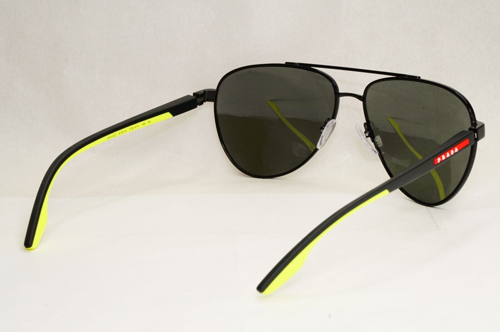 Prada Sunglasses Tuning Tint Pilot Black Grey Green PS52YS SPS 52Y 17G-01V [A]