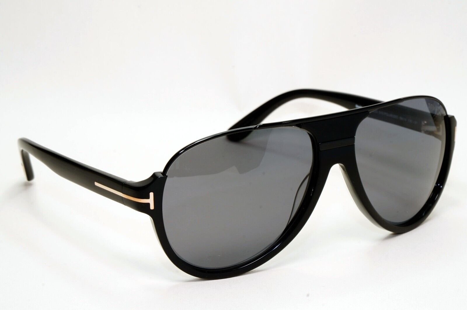 Tom Ford Sunglasses Polarised Black Pilot Gold FT0334 TF 334 Dimitry 01D 59mm