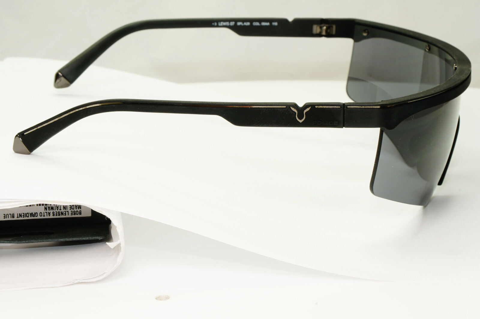 Police Lewis Hamilton F1 Sunglasses Black Shield Visor Mask SPL A28 COL 06AA