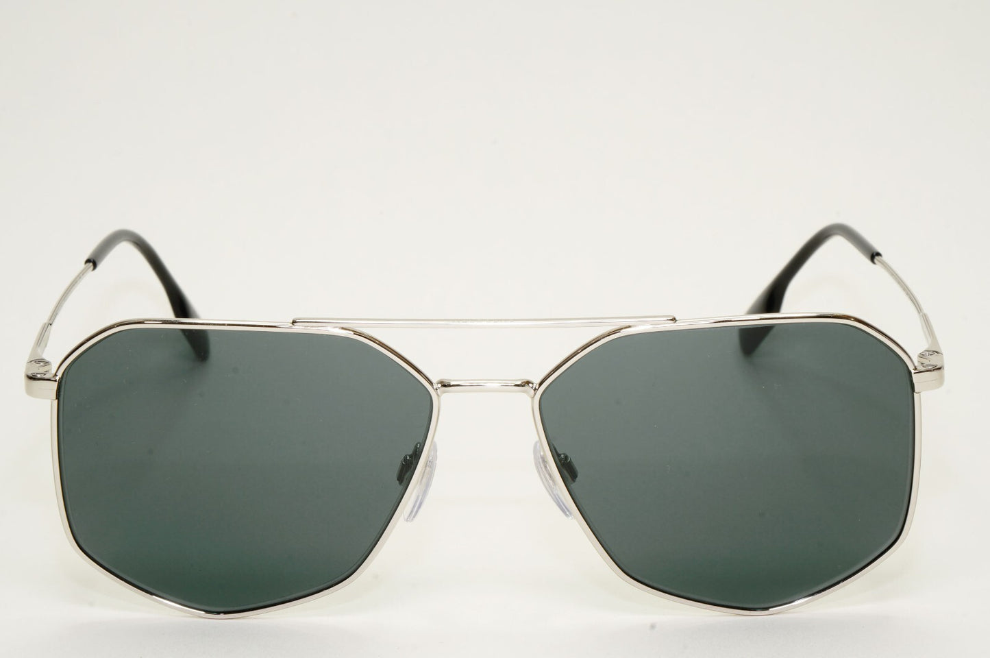 Burberry Sunglasses Silver Navigator Pilot Metal Ozwald BE 3139 1005/87 58mm [a]