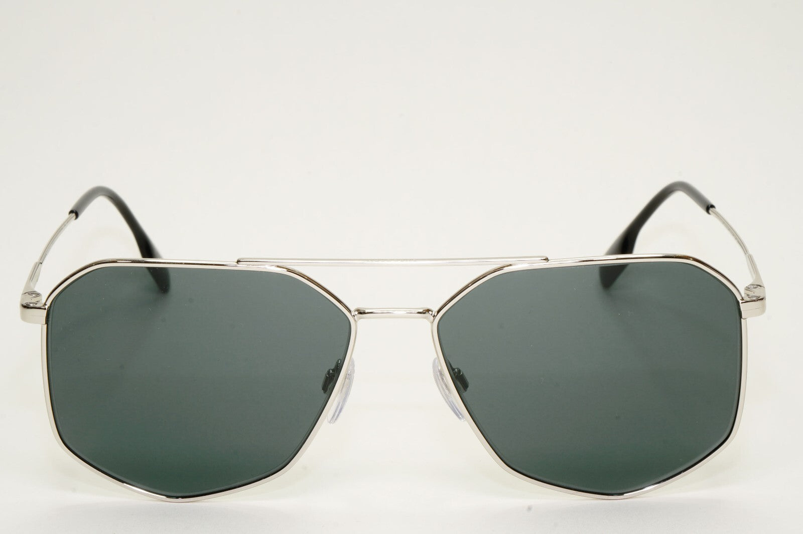 Burberry Sunglasses Silver Navigator Pilot Metal Ozwald BE 3139 1005/87 58mm [a]