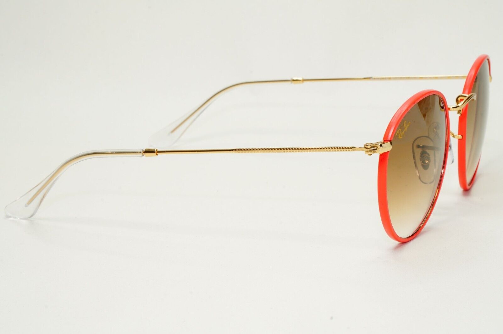 Ray-Ban Sunglasses Round Full Color Red Gold Brown Gradient RB 3447-J-M  9196/51