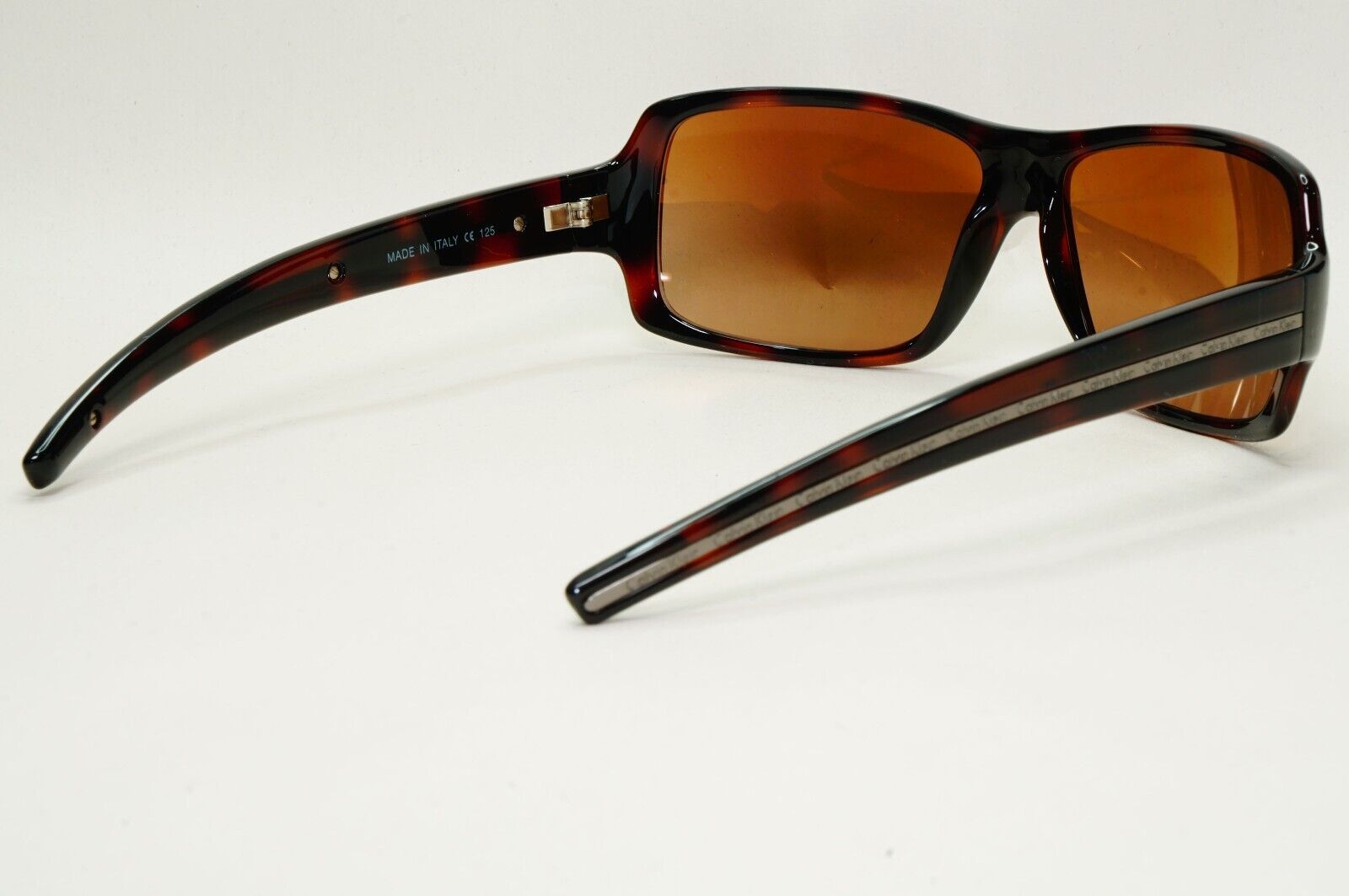 Calvin Klein Sunglasses 2005 Vintage Brown Tortoise Rectangle 688S 125 121124