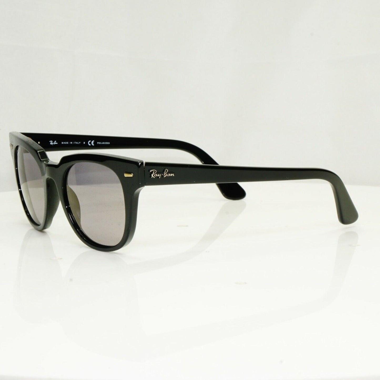 Ray-Ban Polarised Meteor Sunglasses Black Grey Mens Womens Mirror RB 2168 901/P2