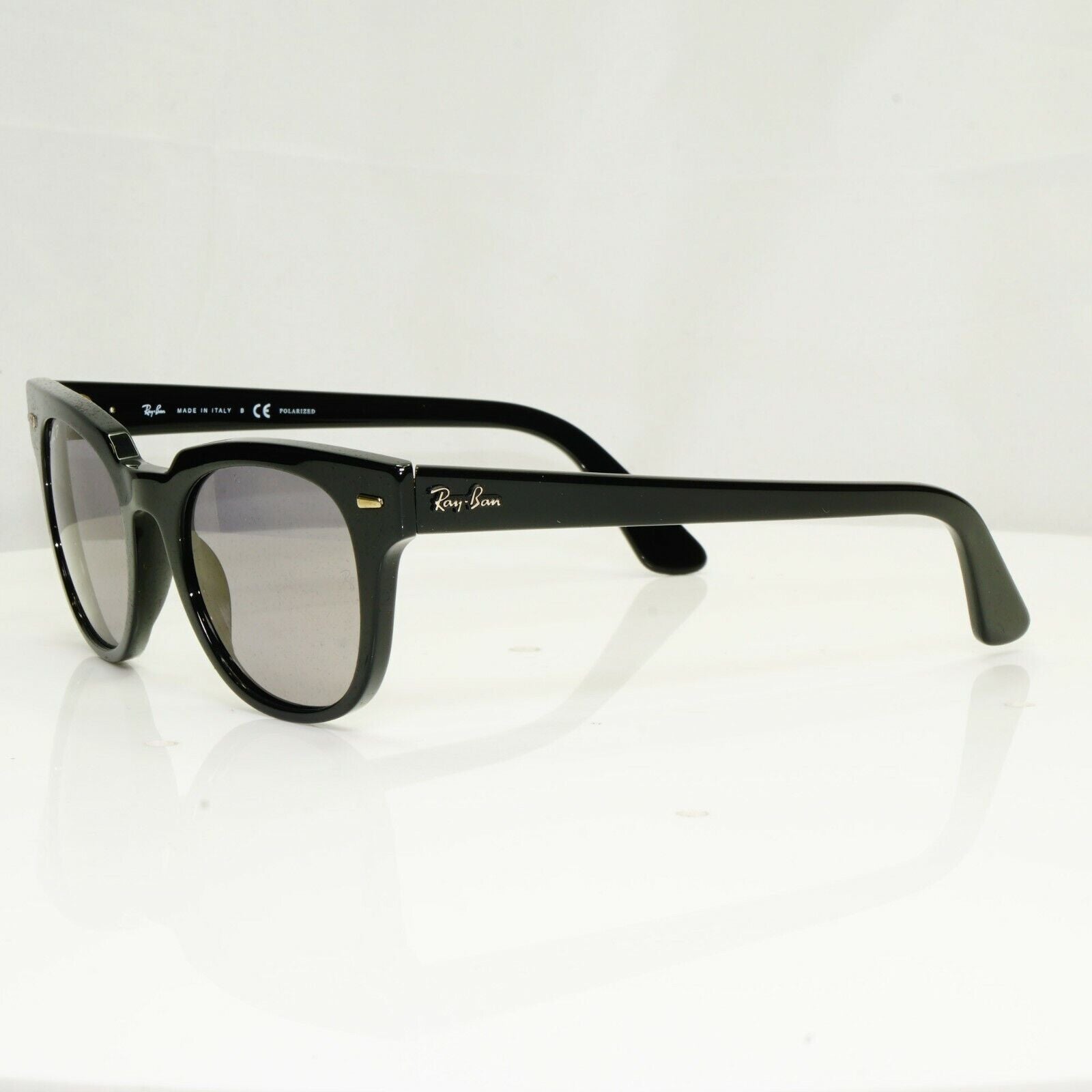 Ray-Ban Polarised Meteor Sunglasses Black Grey Mens Womens Mirror RB 2168 901/P2