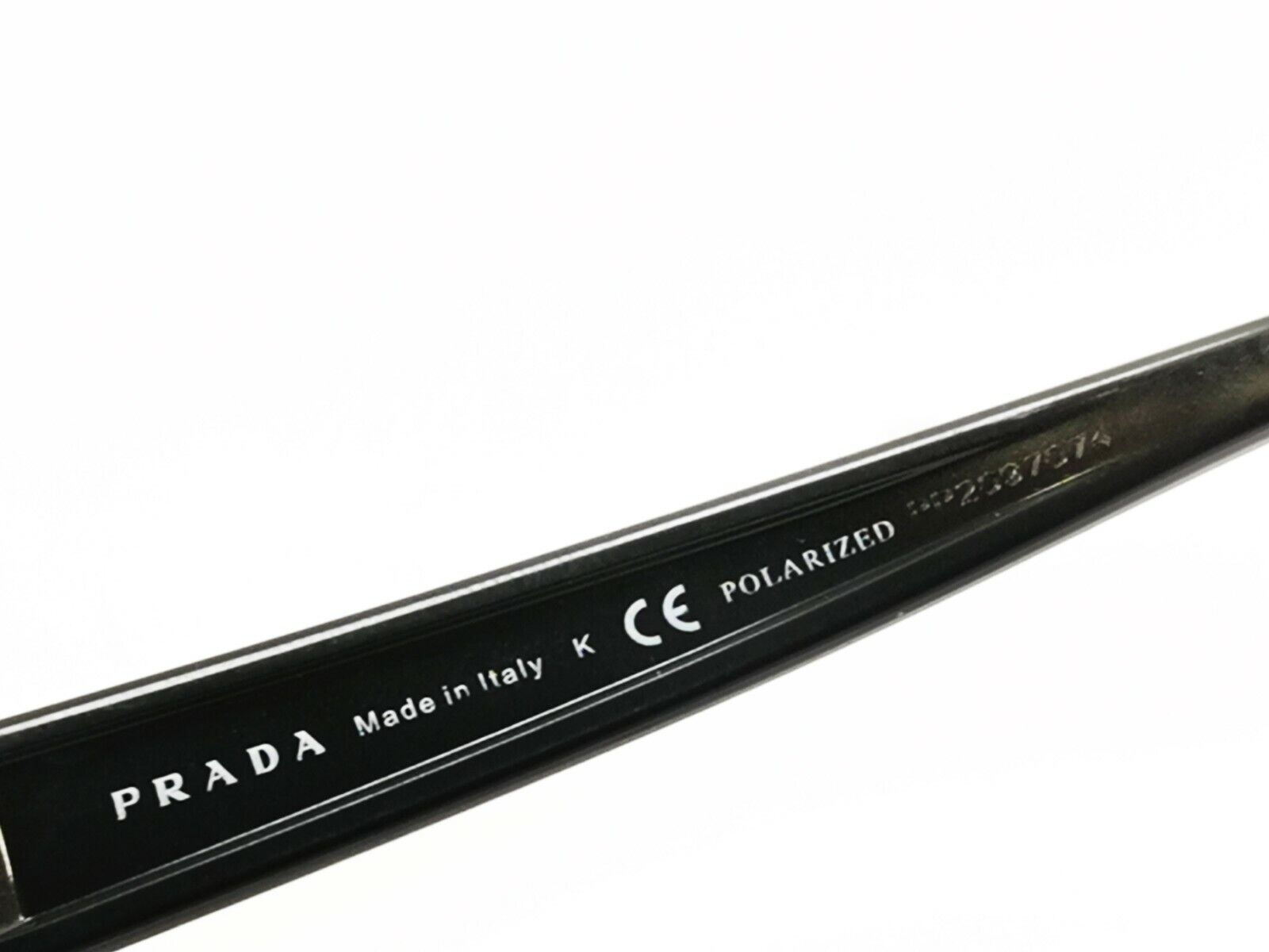 Authentic PRADA SS19 Mens Polarized Boxed Sunglasses Black SPS 04U 1BO-5Z1 27451