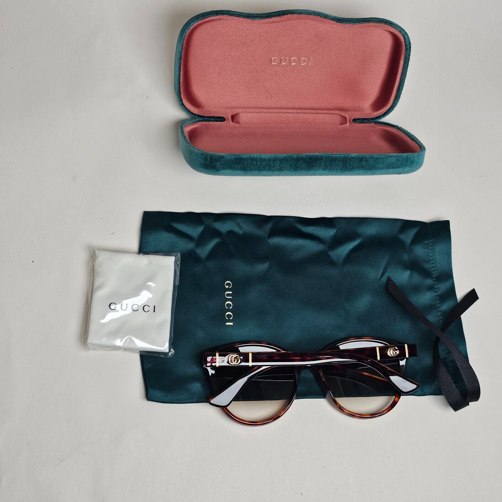 Gucci Sunglasses 2020 Brown Tortoise Pillow Gradient GG0631S 002 56mm 310125