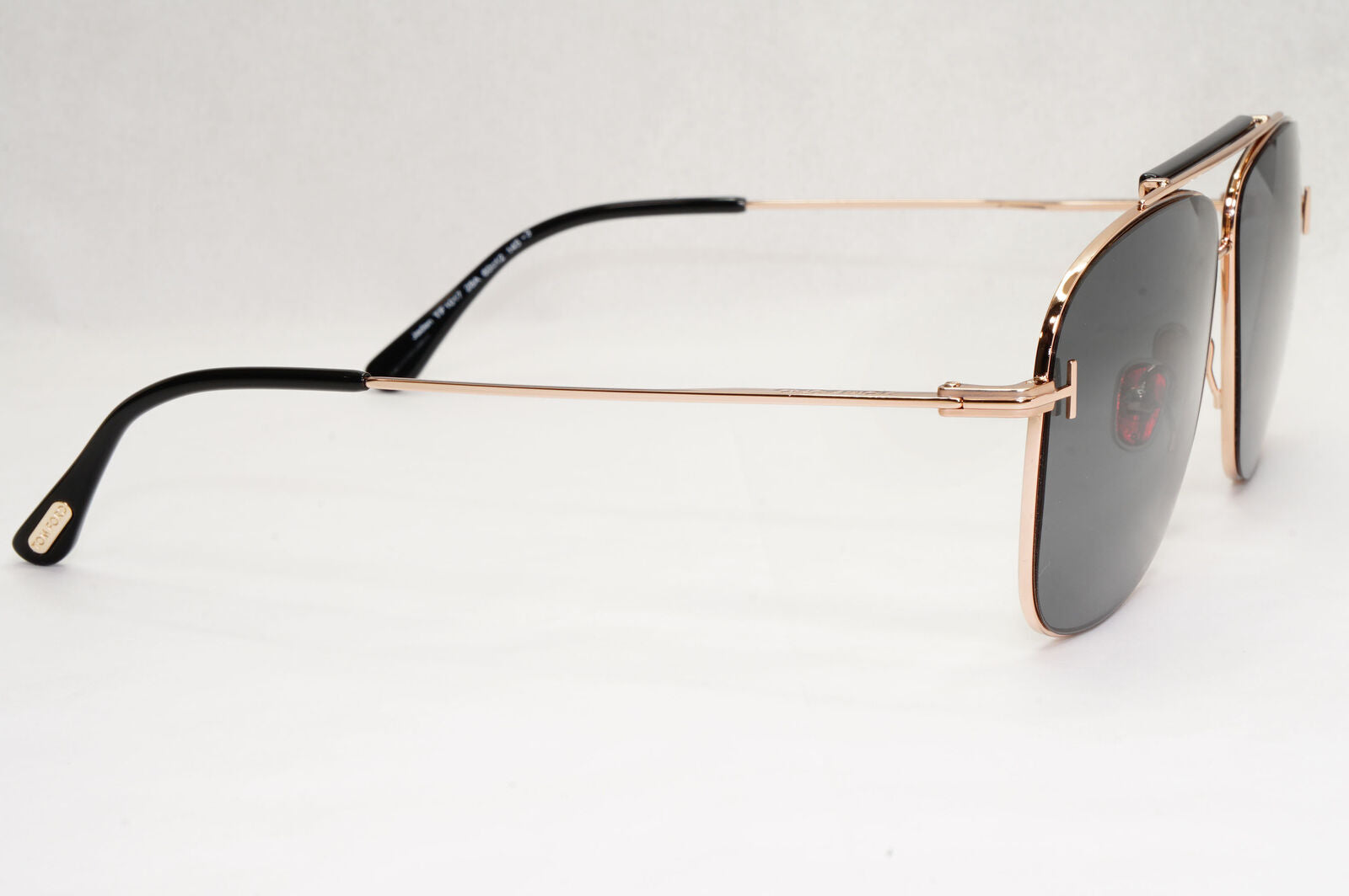 Tom Ford Sunglasses Jaden Gold Grey Metal Pilot Square FT1017 TF 1017 28A