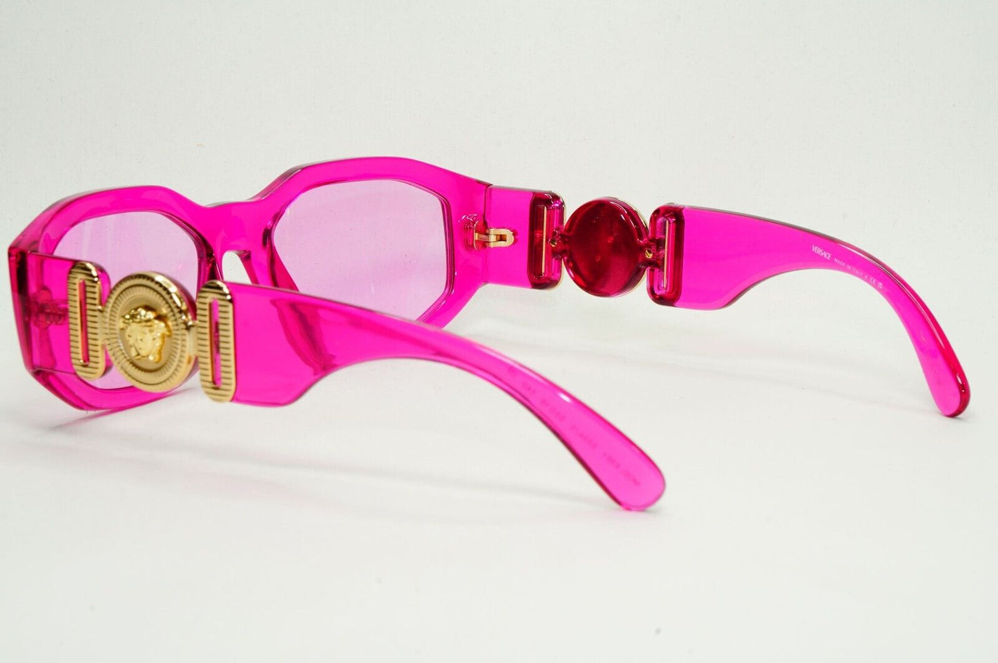 Versace Sunglasses Biggie Medusa Fuchsia Transparent Pink MOD VE 4361 5334/5