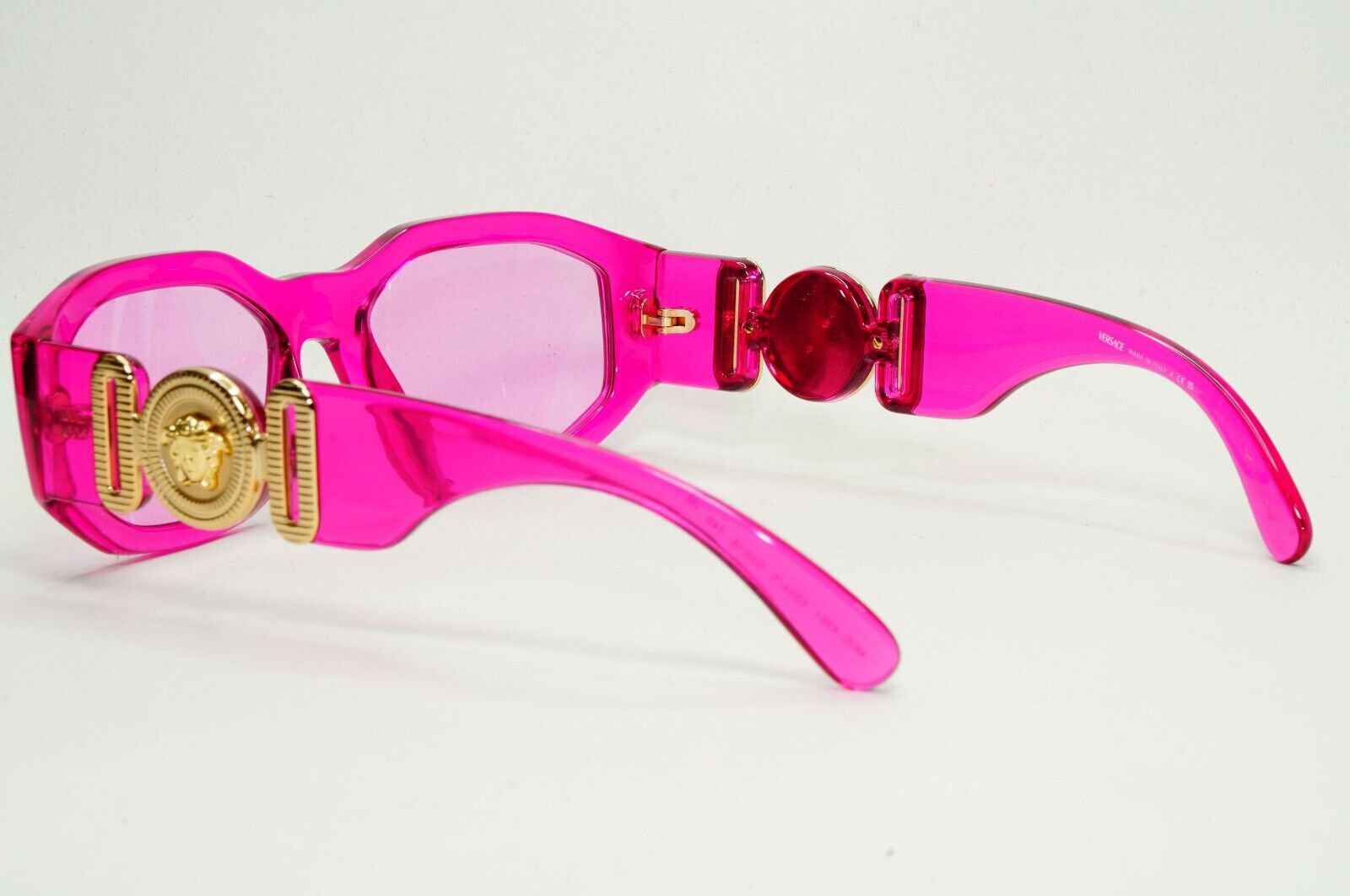 Versace Sunglasses Biggie Medusa Fuchsia Transparent Pink MOD VE 4361 5334/5