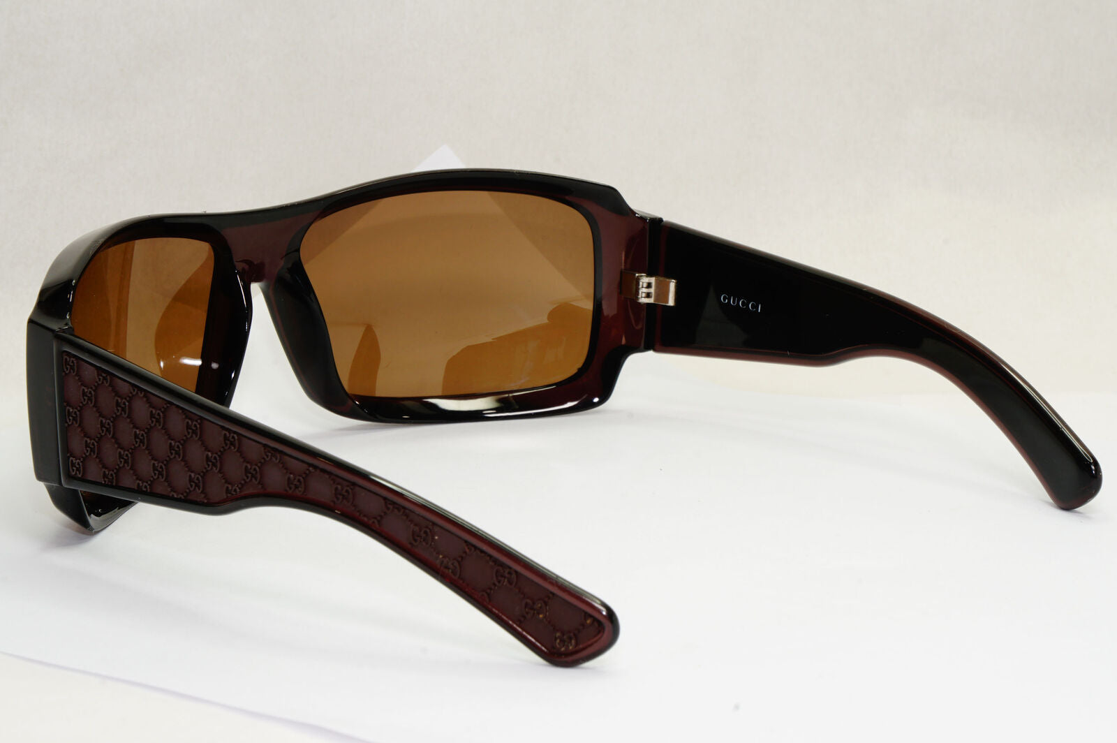 Gucci Sunglasses 2003 Vintage Monogram Brown Wrap Square GG 1559/S LJCX7 190224