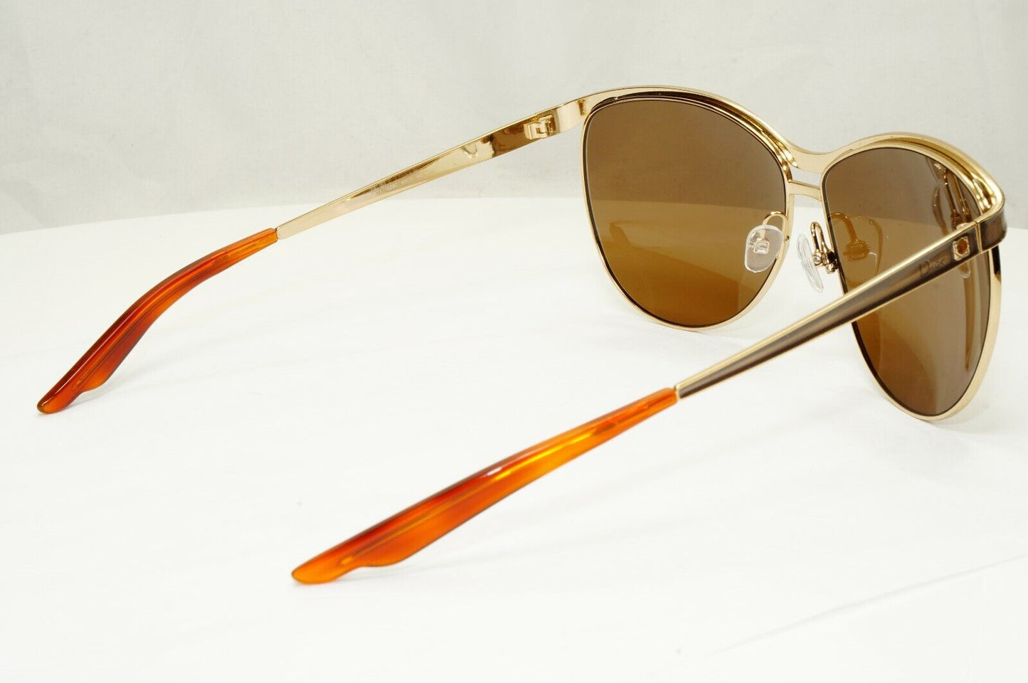 Authentic DIOR Womens Square Designer Sunglasses Gold CINQUANTE I529C 27851