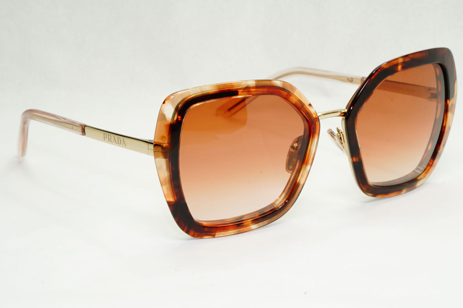 Prada Sunglasses Caramel Brown Honey Gold Square PR53YS SPR 53Y 04Y-0A6 050124