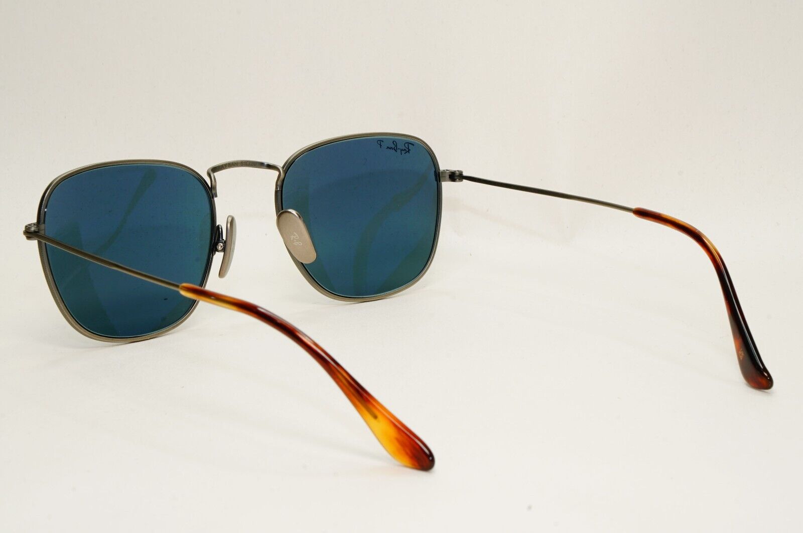 Ray-Ban Sunglasses Frank Titanium Polarised Blue Gunmetal RB 8157 9208/T0 51mm
