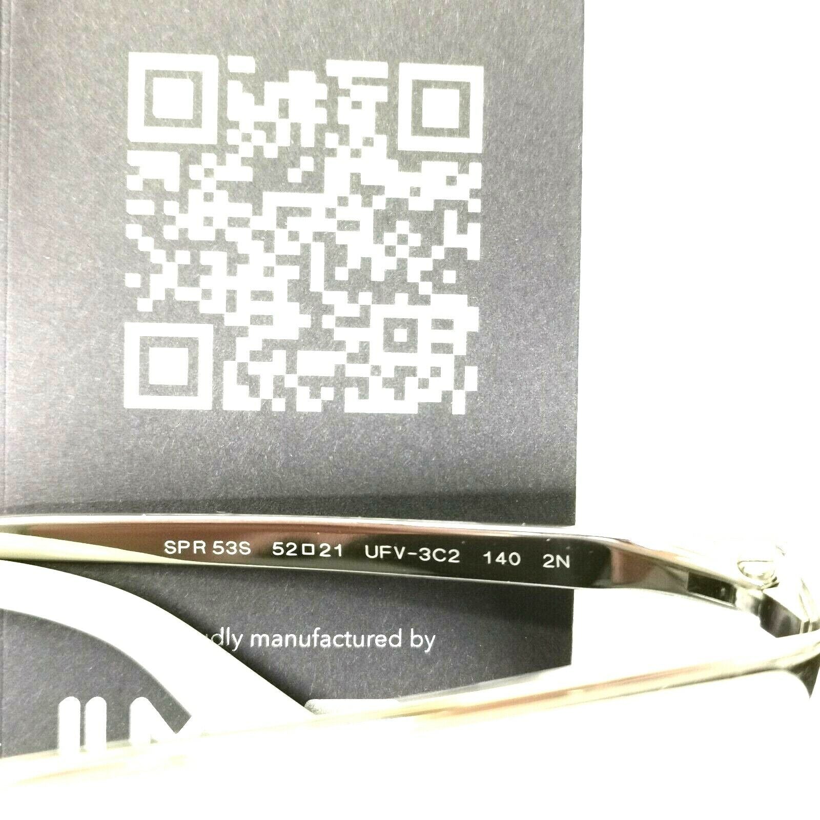Authentic Prada Womens Sunglasses SS17 Cinema Grey Silver Square SPR 53S UFV-3C2