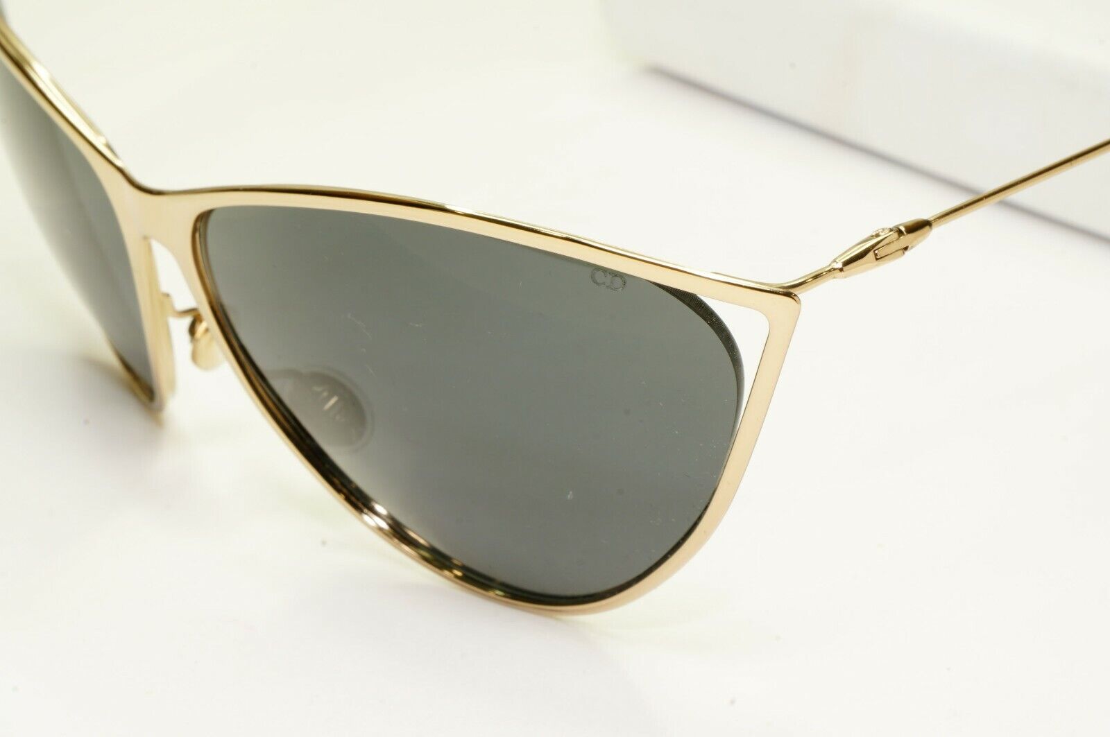 Dior Gold Black Sunglasses Metal Large Designer Womens Fashion New Motard J5GIR