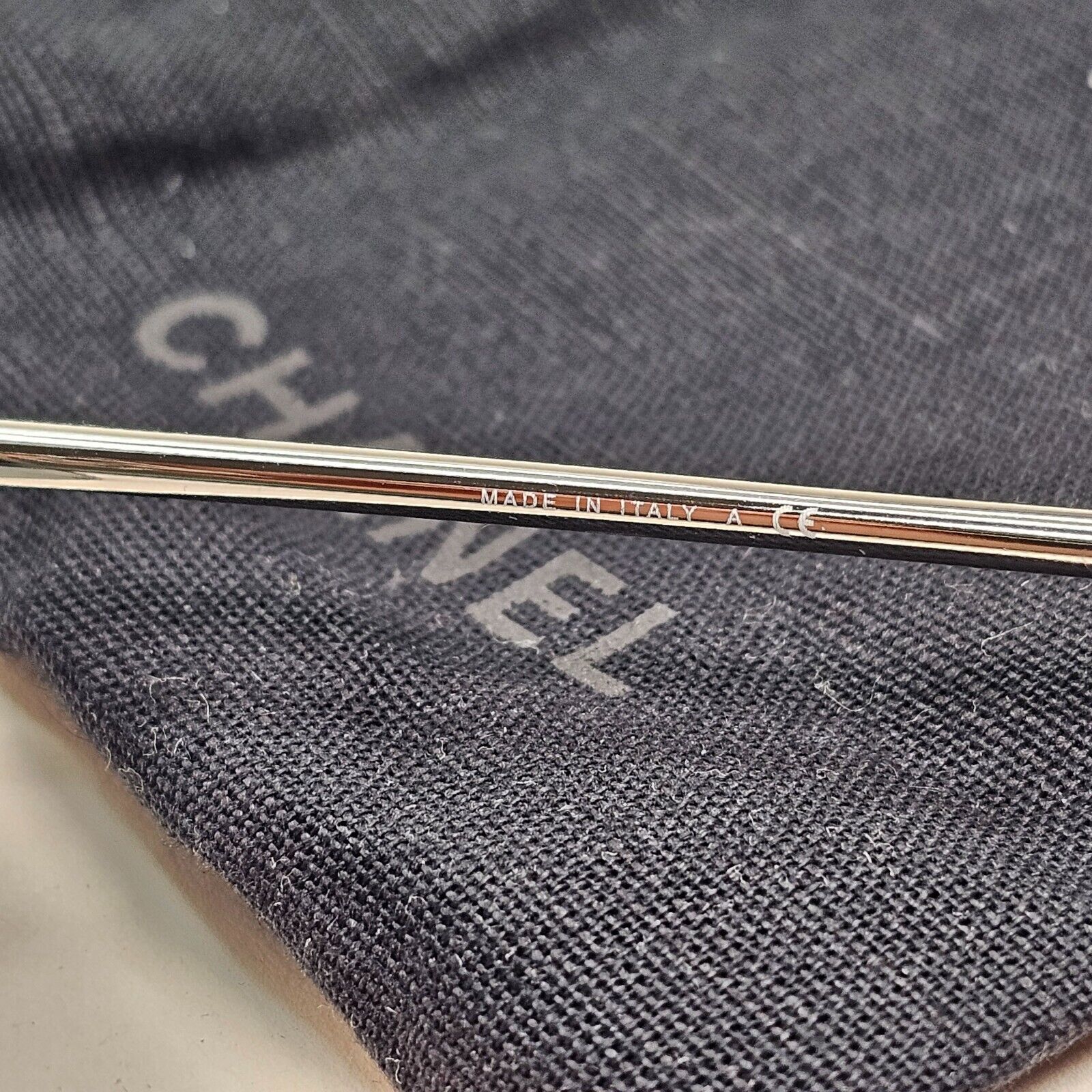 Chanel Sunglasses Rimless Silver Grey Mirrored 4239 c.124/5R 62mm