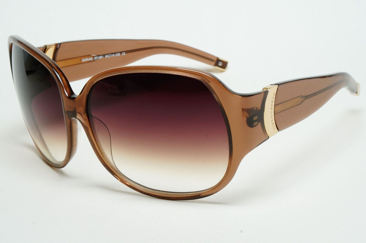 Dyrberg Kern Sunglasses Brown Transparent Gradient Large Darias 321461 211124