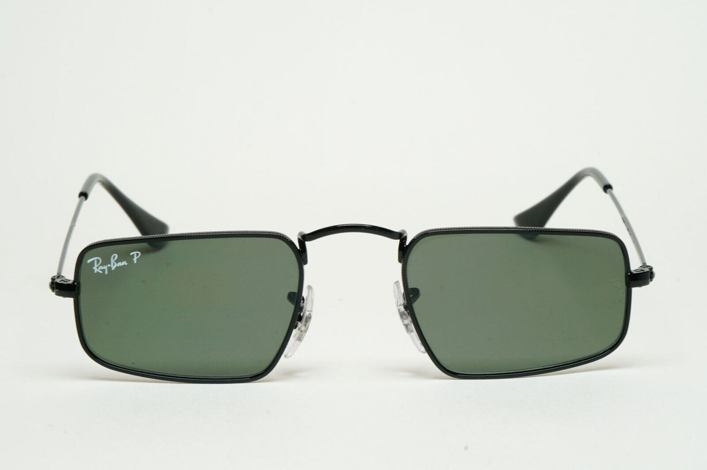 Ray-Ban Sunglasses Julie Polarized Black Green G15 Unisex RB 3957 002/58 46mm