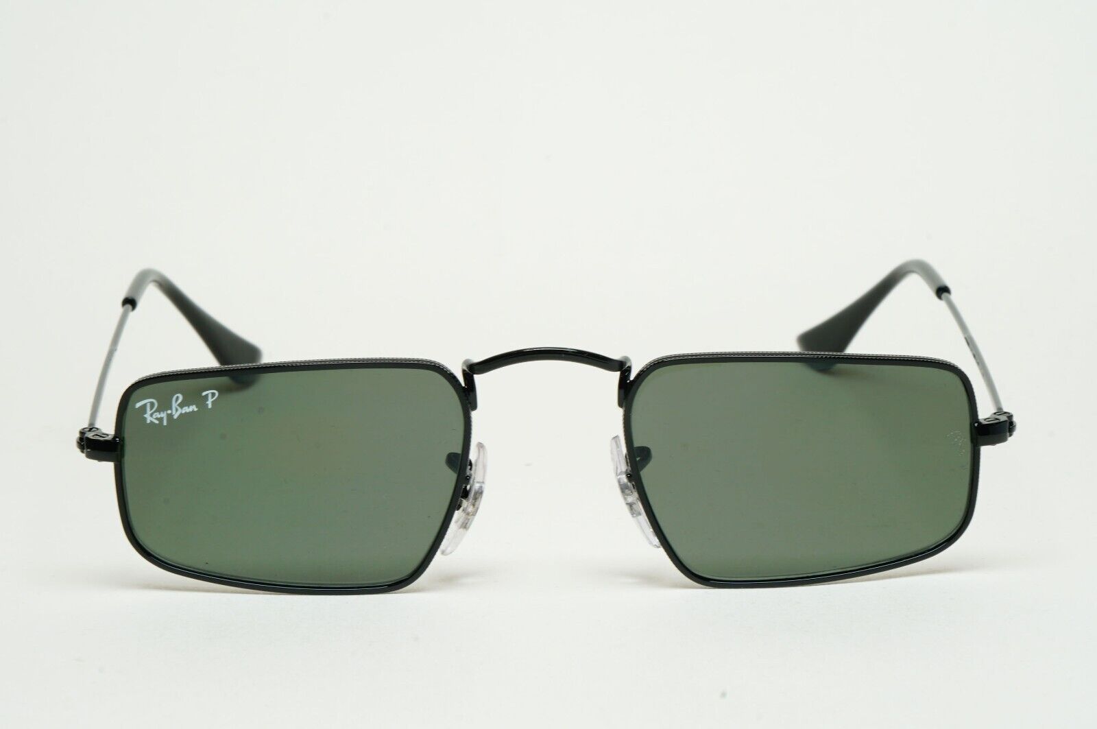 Ray-Ban Sunglasses Julie Polarized Black Green G15 Unisex RB 3957 002/58 46mm