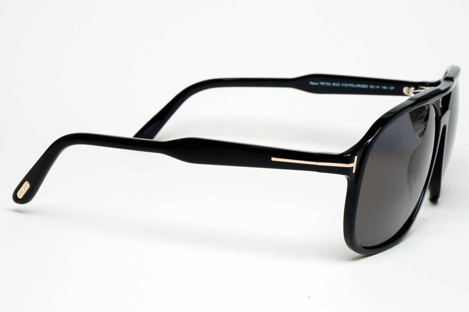 Tom Ford Sunglasses Raoul Polarized Black Dark Grey FT0753 TF 753 01D 62mm