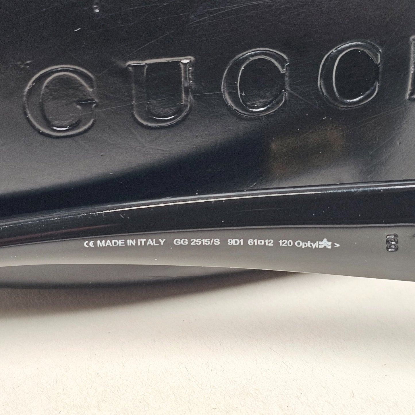 Gucci Sunglasses 1999 Vintage Rectangle Brown Honey Green GG 2515/S 9D1 100325
