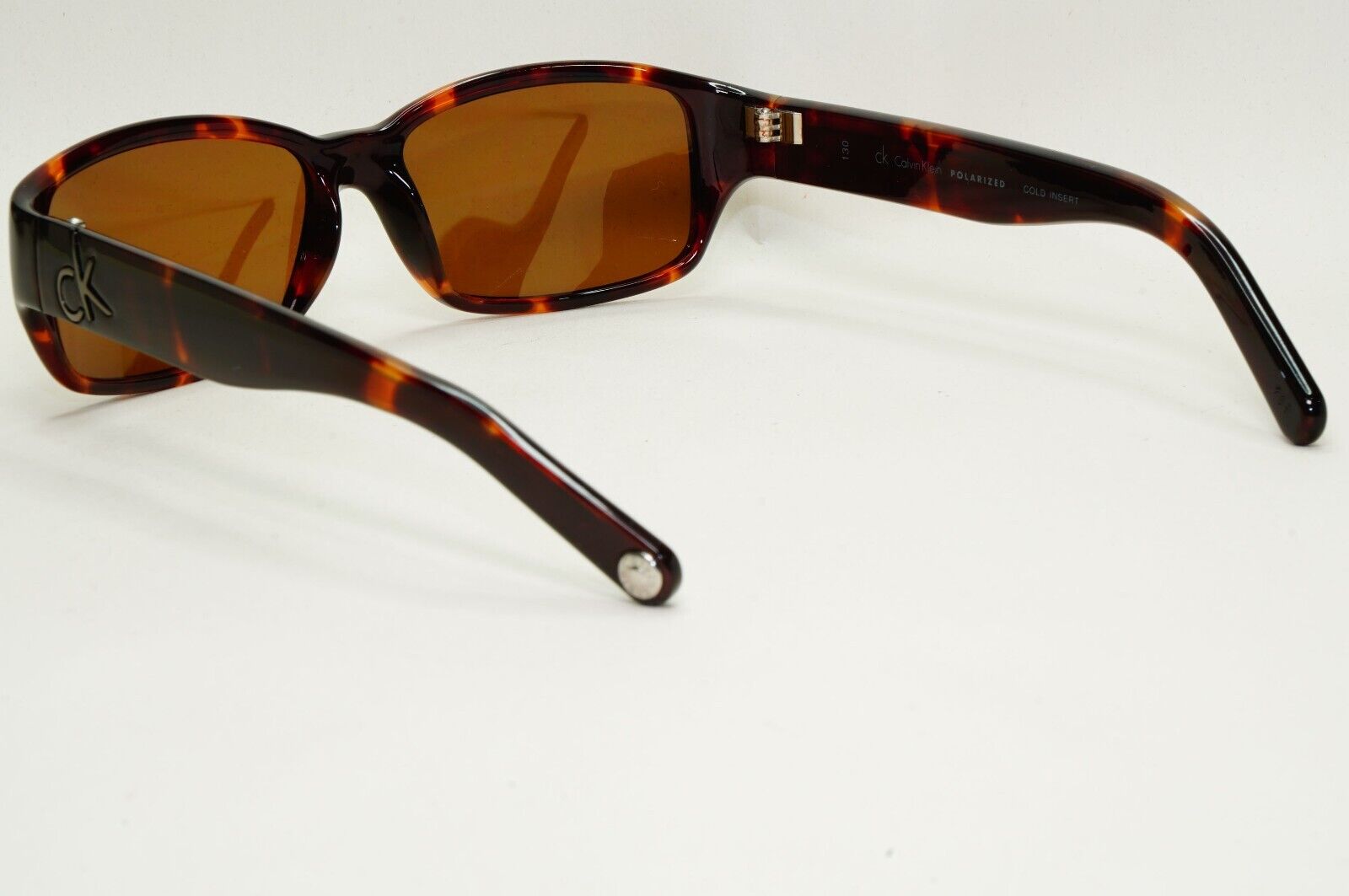 Calvin Klein Sunglasses 2005 Vintage Polarized Brown Tortoise 3051SP 004 121124