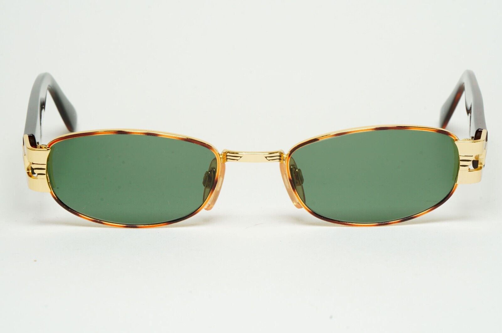 Versus Sunglasses 1996 by Gianni Versace Vintage Gold Green MOD F31 COL 36M
