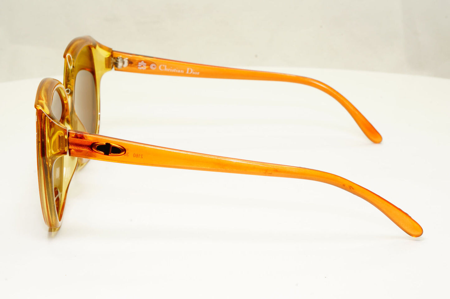 Dior Womens Vintage Sunglasses Designer Germany 1990s Brown 2160 30 36237