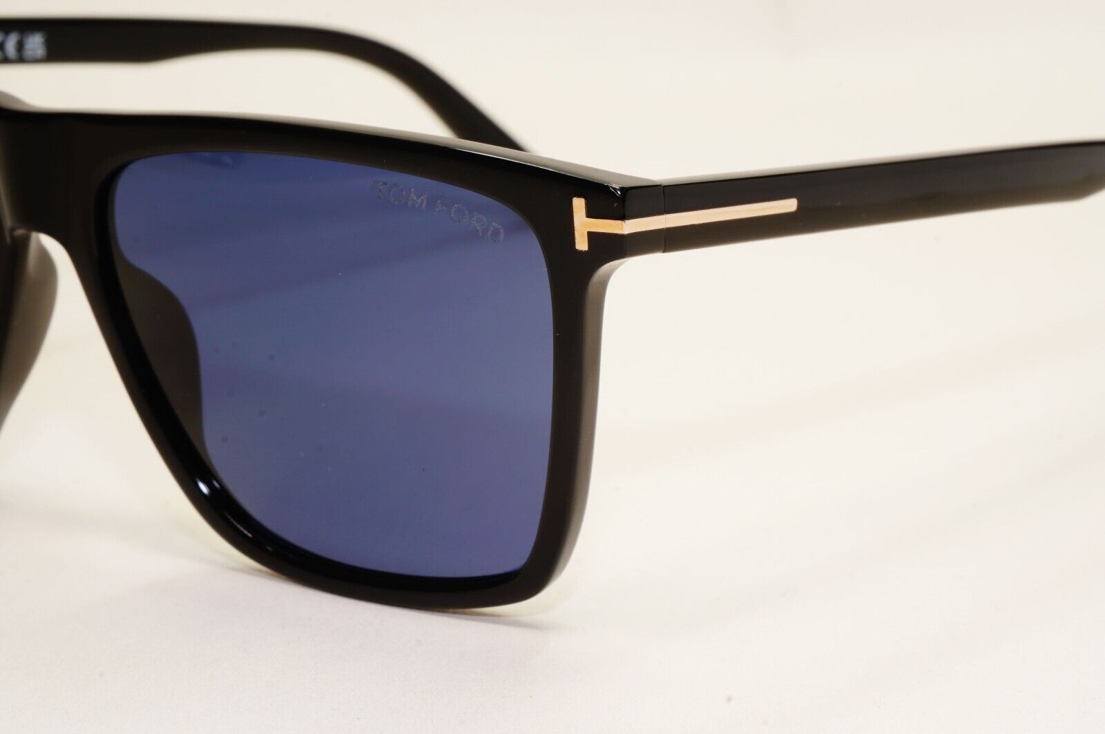 Tom Ford Sunglasses Fletcher Black Blue Square Gold FT0832 TF 832 01V 57mm