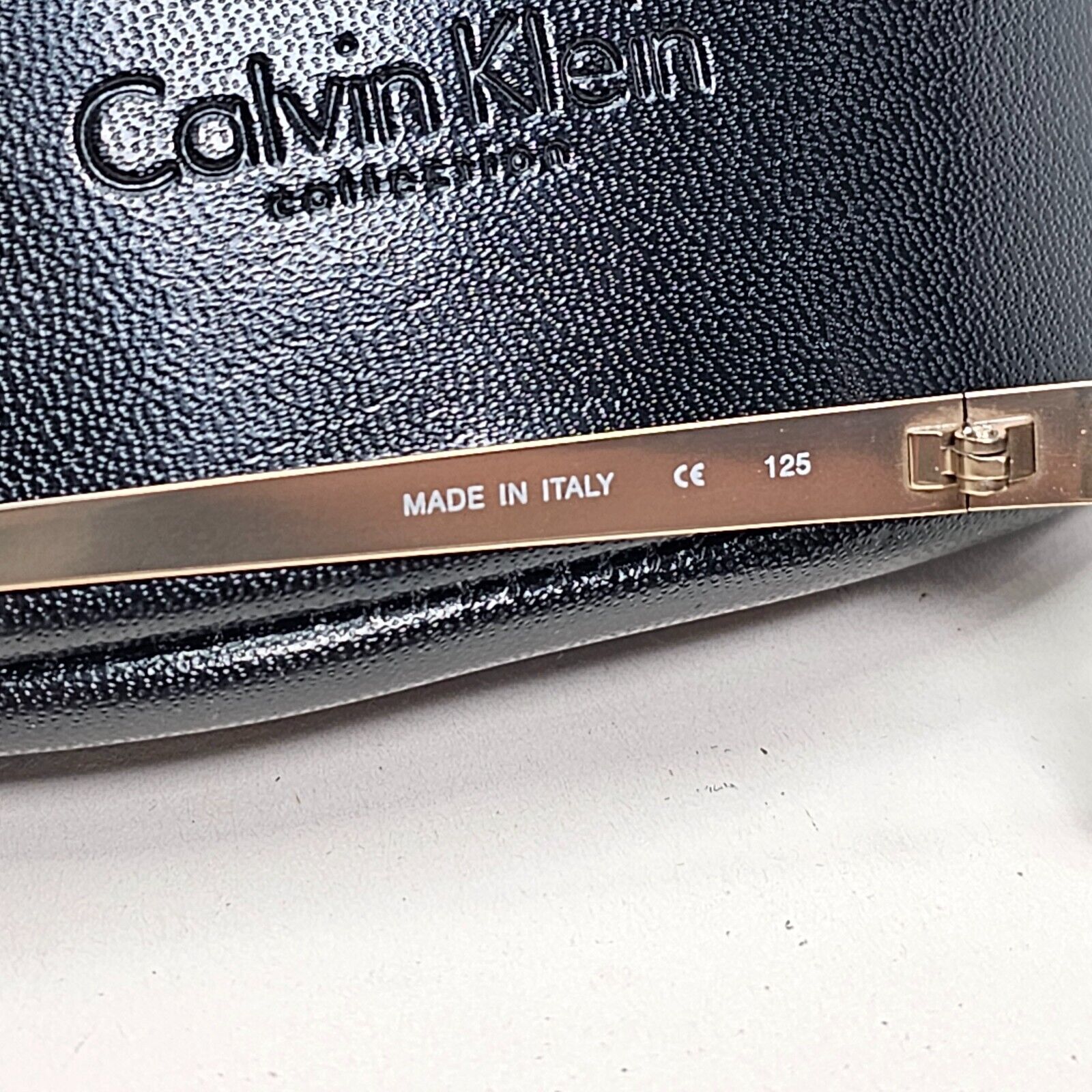 Calvin Klein Sunglasses 2005 Vintage Bronze Grey Metal Wrap 466S 501 121124