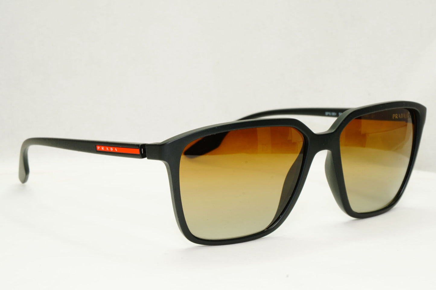 Prada Sunglasses Polarized Black Brown Gradient PS06VS SPS 06V DG0-02I 58mm