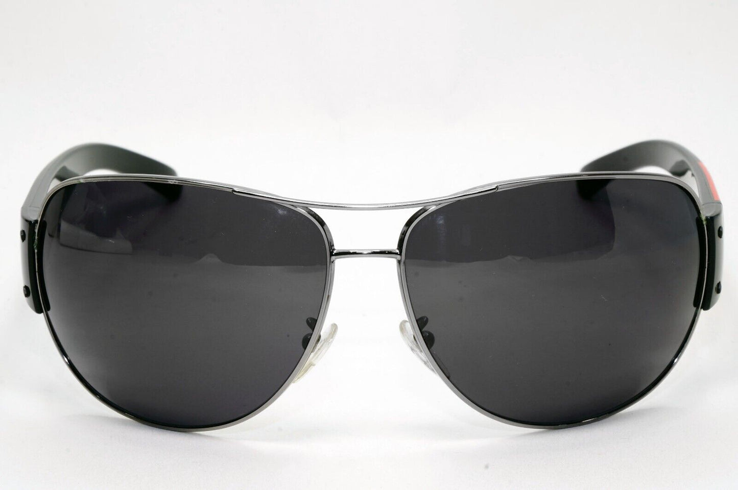 Prada Sunglasses 2004 Vintage Large Pilot Black PS54ES SPS 54E 5AV-1A1 021124
