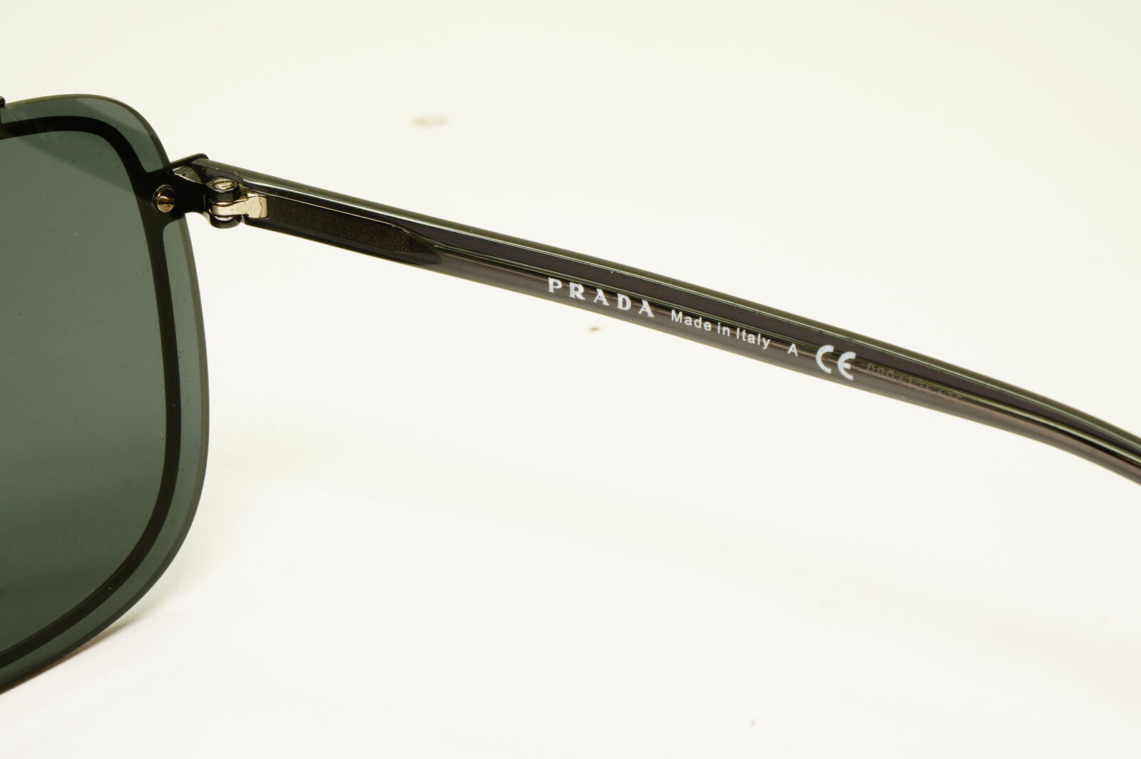 Prada Black Conceptual Sunglasses Runway Mens Square SPR 59U PR59US 1AB-5S0