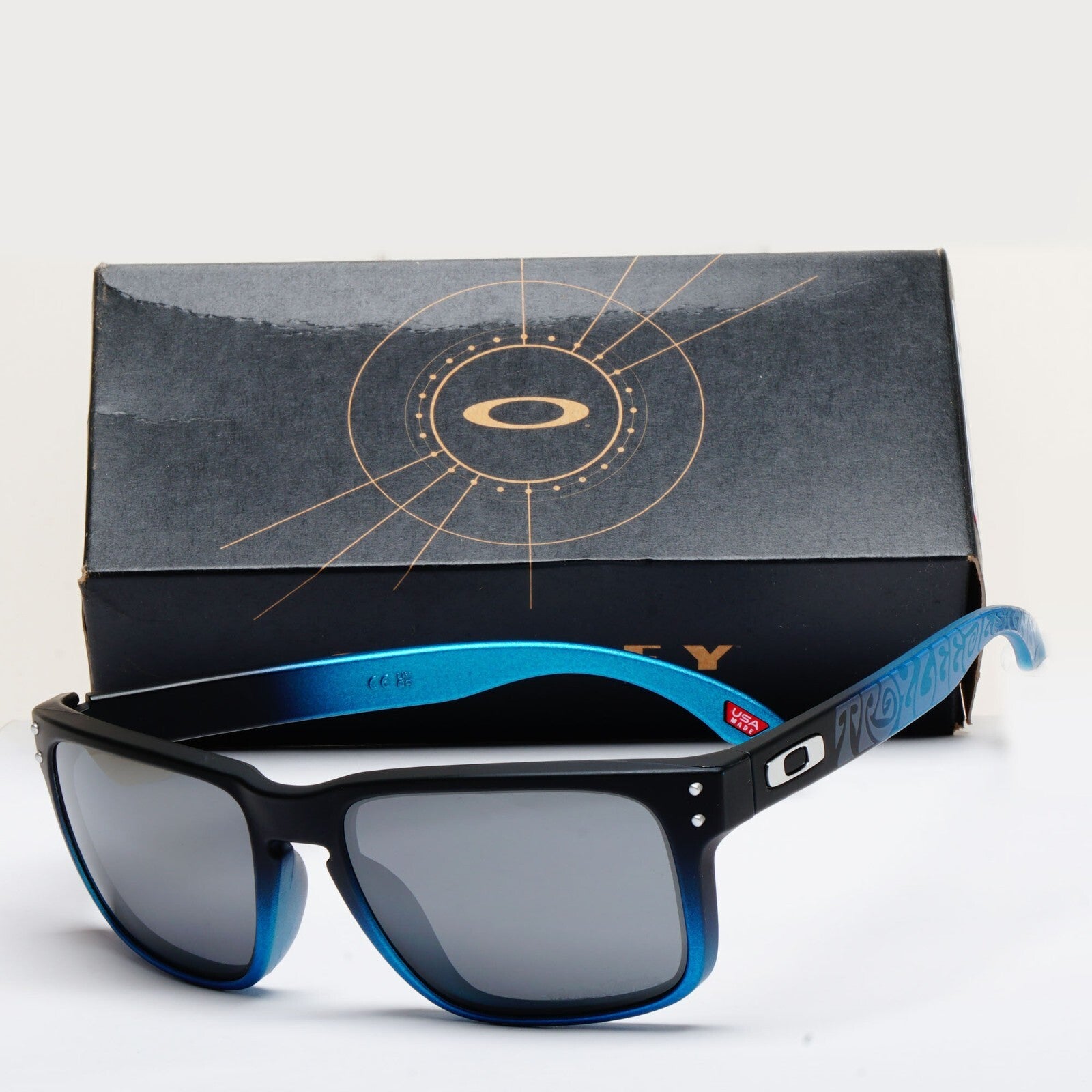 Oakley Sunglasses Holbrook Troy Lee Design Limited Edition Blue Black OO9102 X9