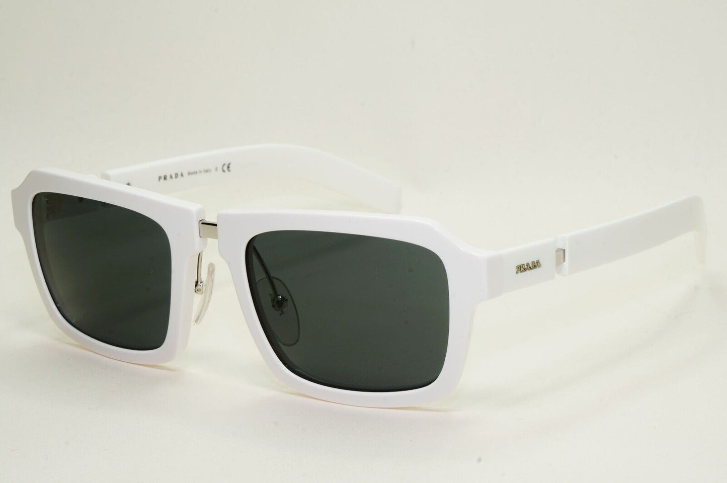 Prada Sunglasses 2019 White Square Black PR09XS SPR 09X 4AO-5S0 120824