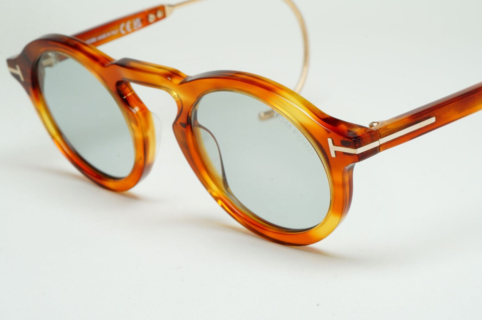 Tom Ford Sunglasses Grant-02 Ear Loop Hook Brown Grey FT0632 TF 632 53A 48mm