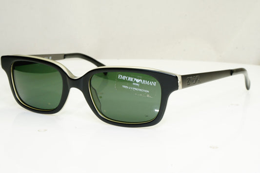 Emporio Armani 1999 Vintage Mens Womens Sunglasses Black Green 550 239 30698