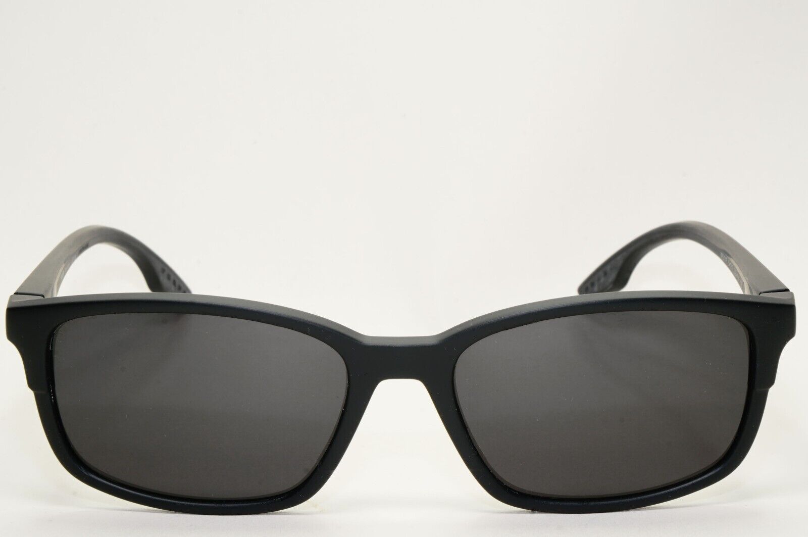 Prada Sunglasses Black Matte Rubber Square PS01PV VPS 01P DG0-1O1 54mm