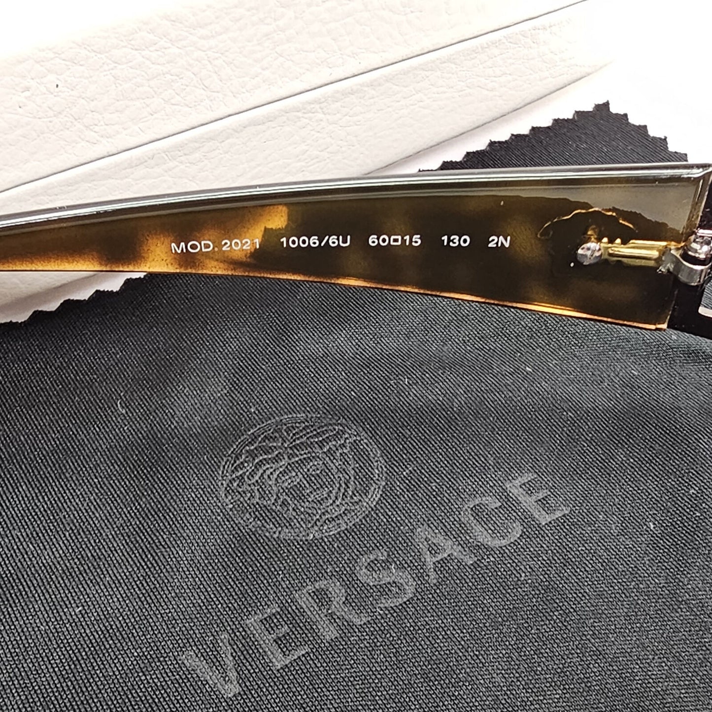 Versace Sunglasses 2004 Vintage Brown Mirror Rectangle MOD 2021 1006/6U 210124