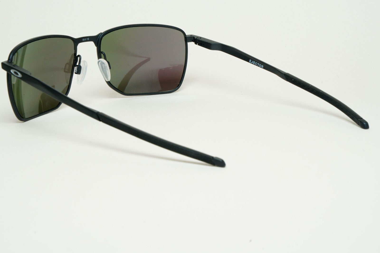 Oakley Sunglasses Ejector Black Green Satin Steel Prizm Jade OO 4142 13 58mm