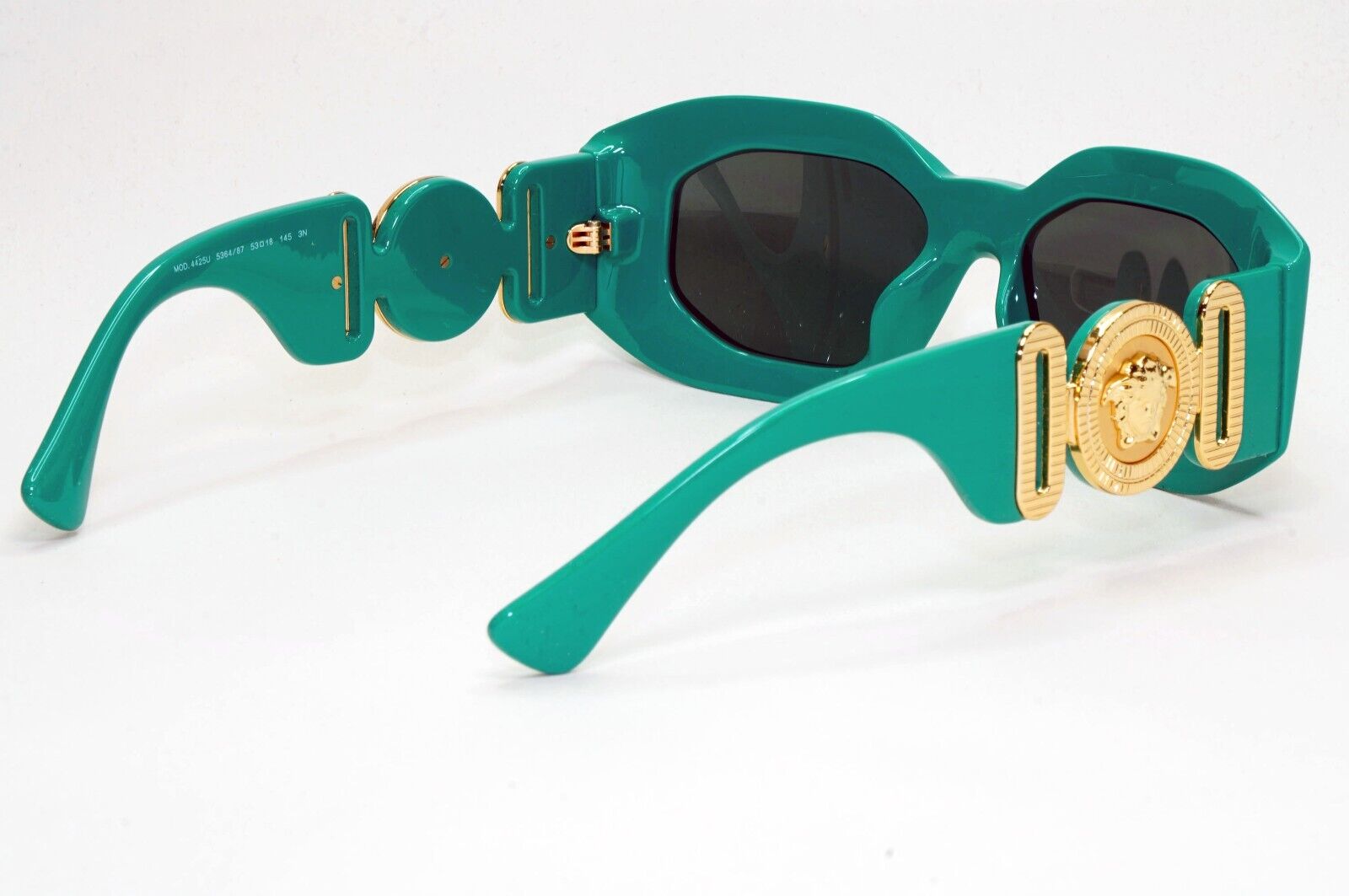 Versace Sunglasses Green Biggie Medisa Oversized Square MOD VE 4425U 5364/87