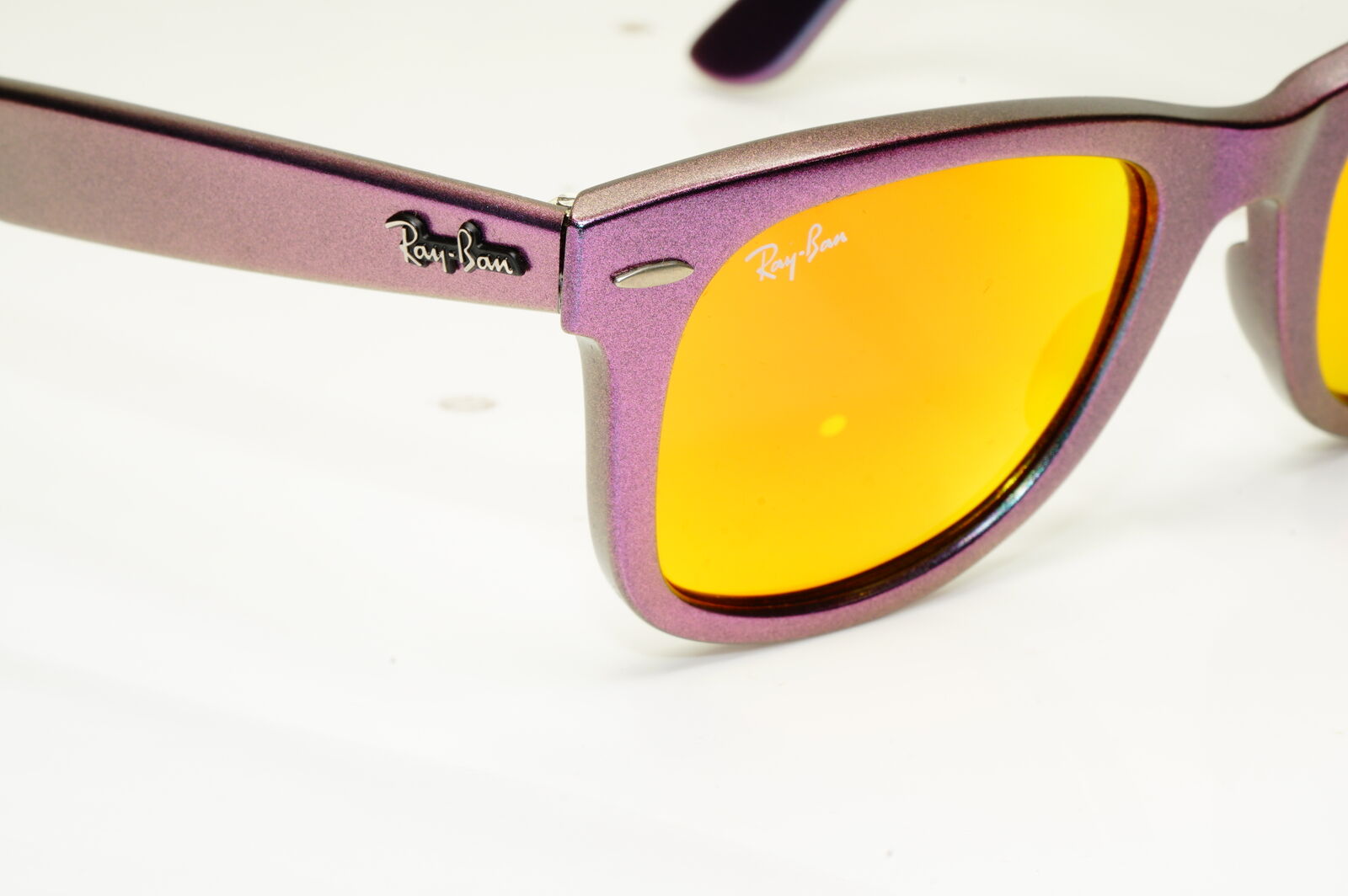 Authentic Ray-Ban Wayfarer Cosmo Mars Mirror Rare Sunglasses RB 2140 6111/69