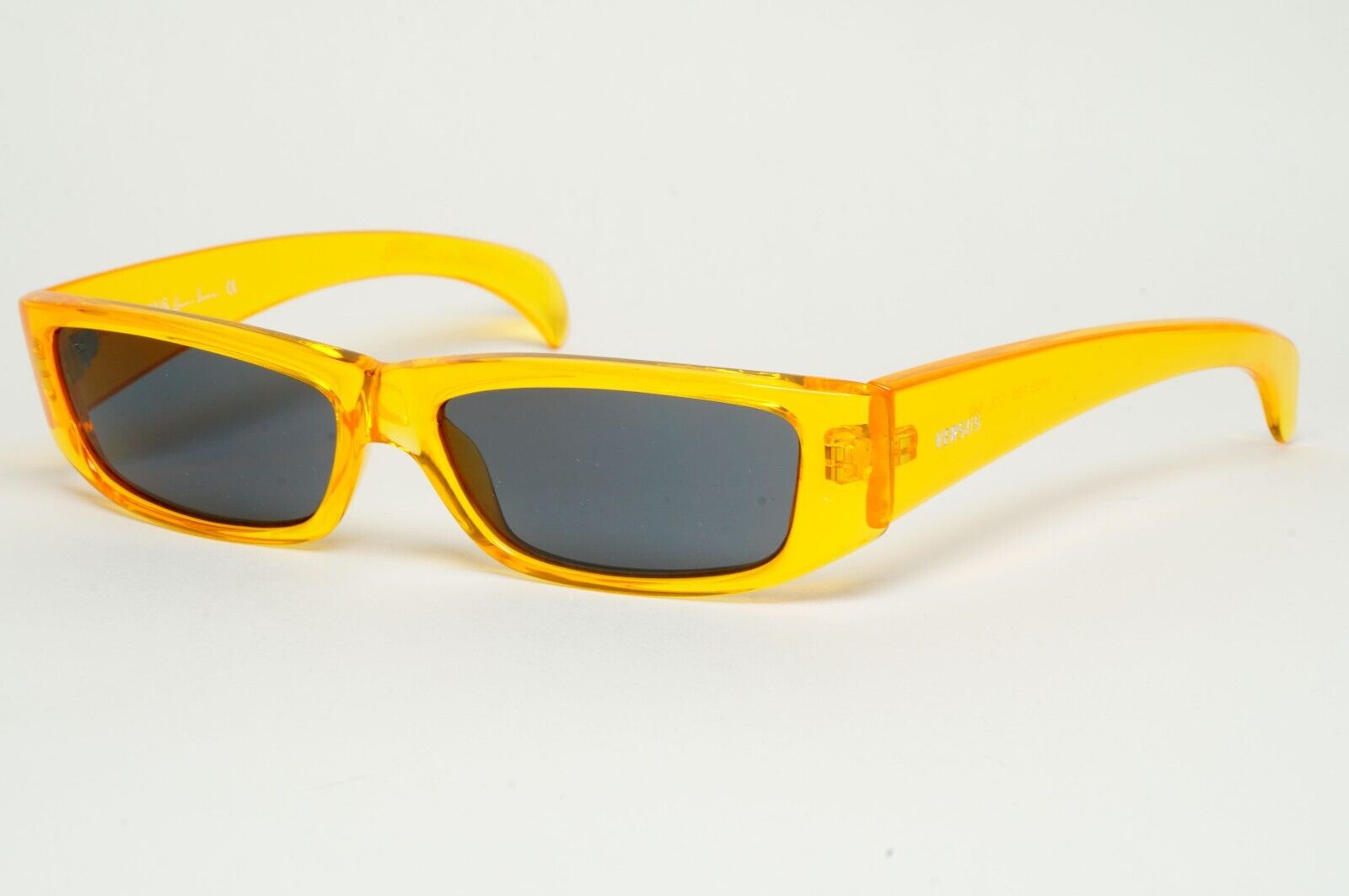 Versus Sunglasses 1996 by Gianni Versace Vintage Orange Grey MOD E80 COL 542
