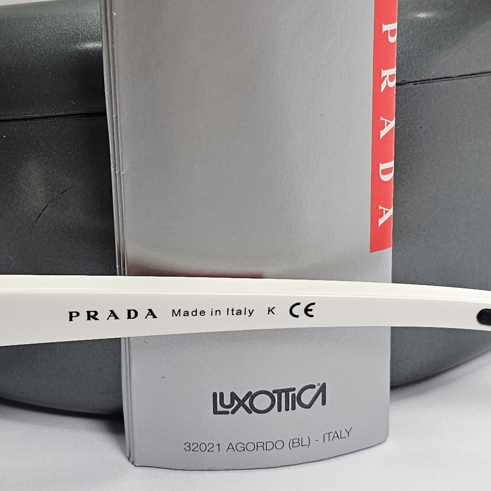 Prada Sunglasses 2012 White Square Grey Gradient PS06LS SPS 06L AAI-3M1 130224